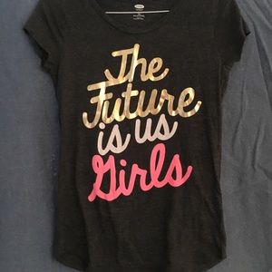 Gray graphic t-shirt